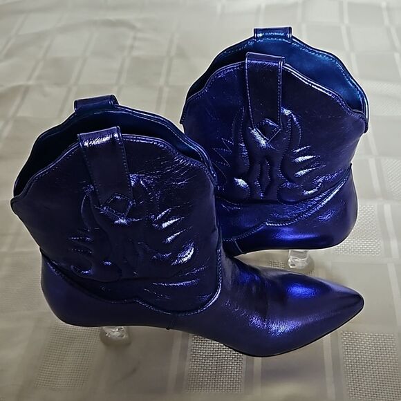 Katy Perry's The Annie-O Bootie Western Purple Size 7.5M - Picture 12 of 16